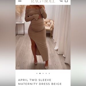Rag & doll april 2 sleeve maternity dress